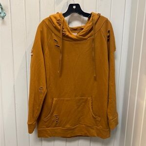 NWT Chelsea DeBoer by Lily & Lottie Distressed Hoodie